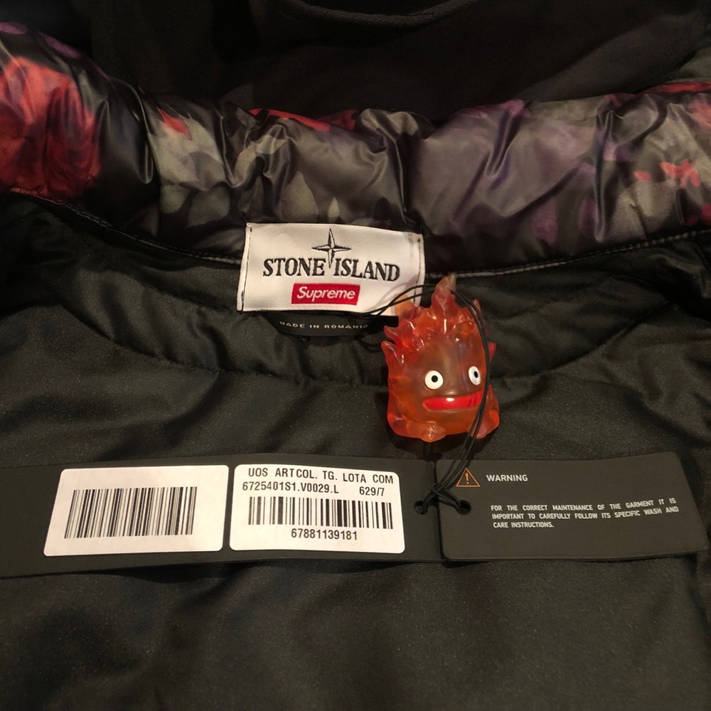 Supreme Stone island Lamy Cover Stampato Puffy - Picture 7 of 16